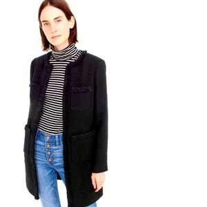 J.CREW LADY DAY COAT sz 0 NWT